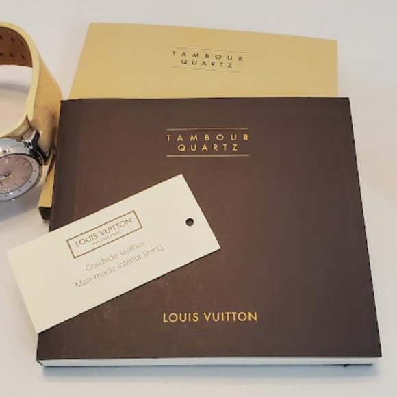 W/BOX LOUIS VUITTON Tambour Date Q1216 Ladies Watch - Picture 11 of 11